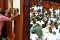 Kerala budget: LDF, Yuva morcha members protest in assembly